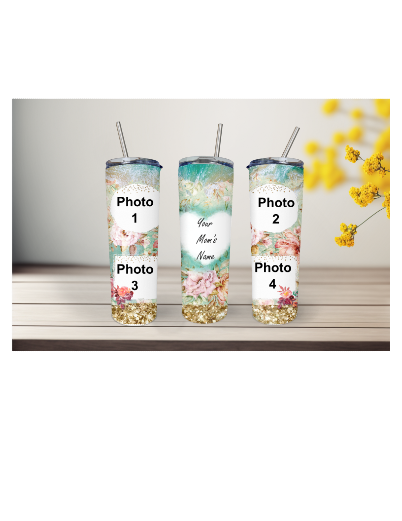 Vintage Mother's Day Photo 20 Ounce Stainless Steel Tumbler, Great Mother's Day Gift! Great gift