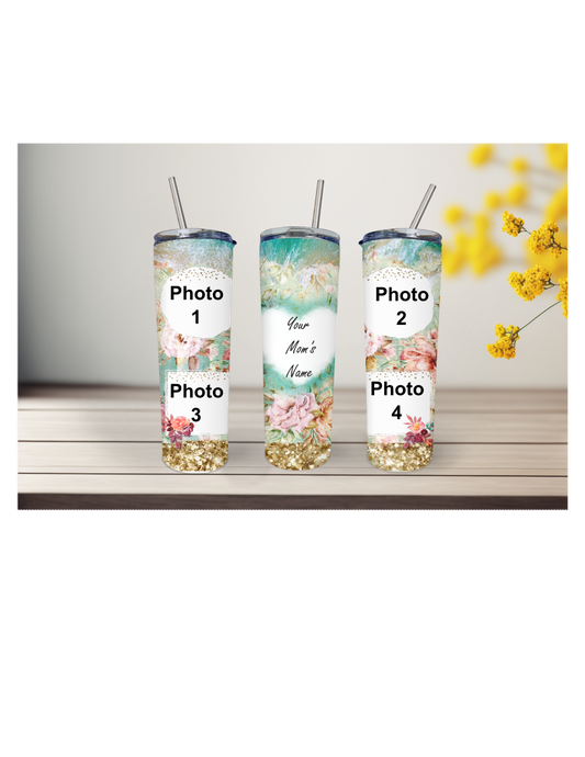 Vintage Mother's Day Photo 20 Ounce Stainless Steel Tumbler, Great Mother's Day Gift! Great gift